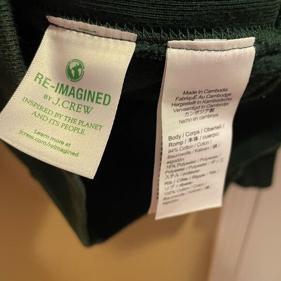 Men’s J Crew Heritage Forest Green Crewneck Sweatshirt L - Picture 10 of 16